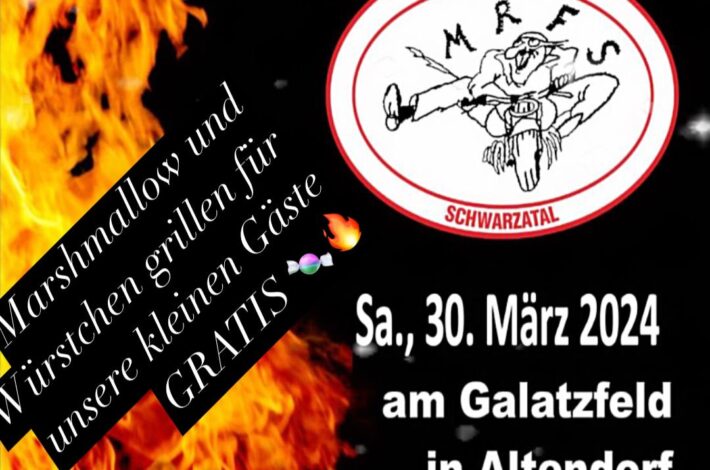 Osterfeuer Galatz Höhe